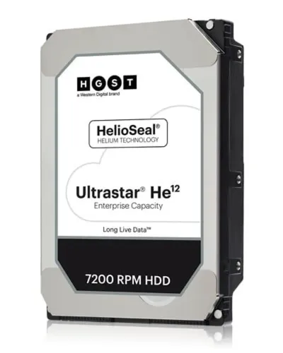 WD Ultrastar He12 12TB SAS 3.5" 7200RPM 256MB