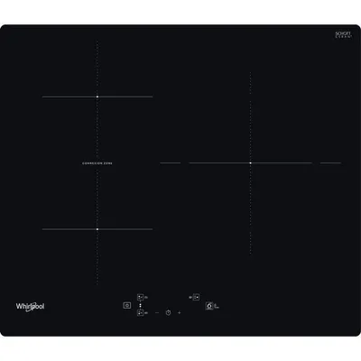 Whirlpool WB Q4860 NE hobs Negro Integrado 59 cm Con placa de inducción 3 zona(s)
