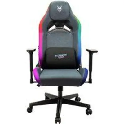 Woxter Stinger Station Elite Silla Gaming Tela RGB Azul/Rosa