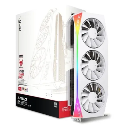 XFX AMD Radeon RX 9070 XT OC Triple Fan 16GB Blanca