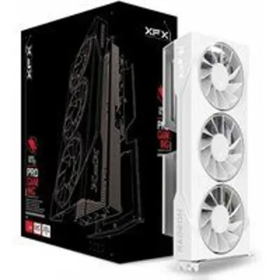 XFX SWIFT AMD Radeon RX 9060 XT OC Triple Fan 16GB GDDR6 FSR 4 Blanca