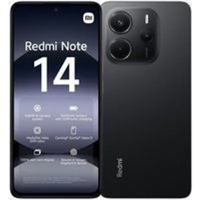 Xiaomi Redmi Note 14 4G 6/128GB Negro Medianoche Libre