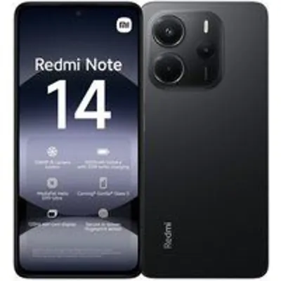 Xiaomi Redmi Note 14 4G 8/256GB Negro Medianoche Libre
