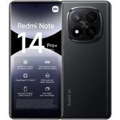 Xiaomi Redmi Note 14 Pro Plus 5G 12/512GB Negro Medianoche Libre
