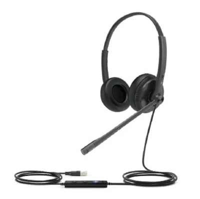 Yealink UH34 Lite Auriculares Alámbrico Diadema Oficina/Centro de llamadas Negro
