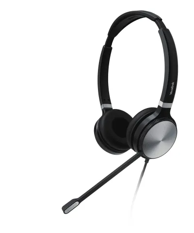 Yealink UH36 Auriculares Dual Alámbricos USB-A Negro/Plata