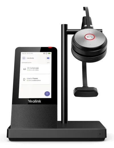 Yealink WH66 Mono Teams Inalámbrica USB-A/BT Base Carga