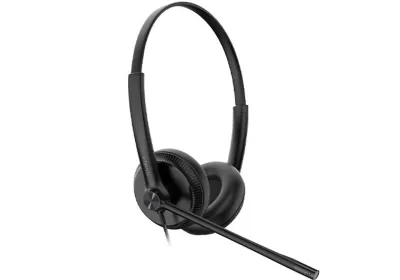 Yealink YHS34 Auriculares Alámbrico Llamadas/Música Negro