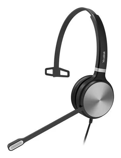 Yealink YHS36 Auriculares Alámbrico Diadema Oficina/Centro de llamadas Negro, Plata