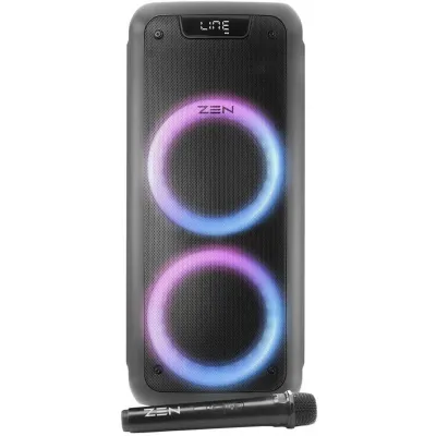 Zen Phoenix Altavoz Bluetooth 25W LED Micrófono Inalámbrico